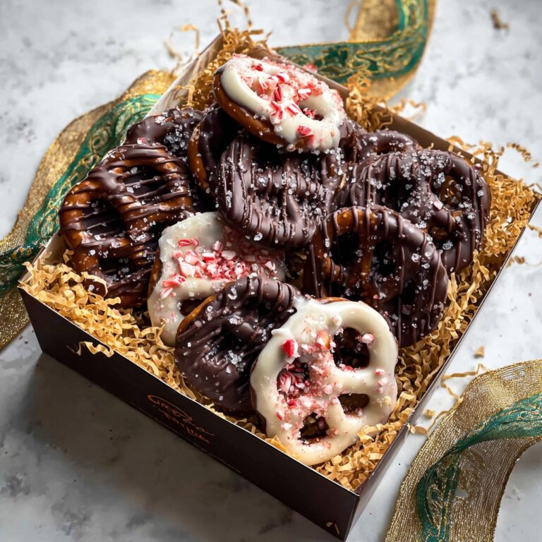 Salted Caramel Brûlée Chocolate Pretzels Recipe