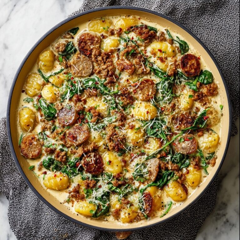 Creamy Spinach & Sausage Gnocchi: One Skillet, Zero Fuss, 15 Minutes Recipe