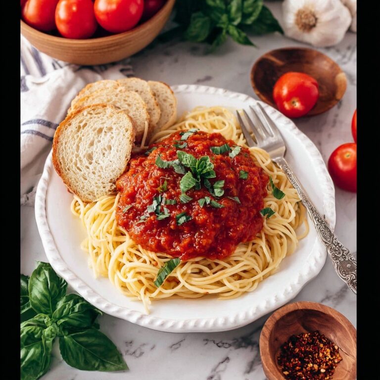 Fresh Homemade Tomato Sauce Recipe