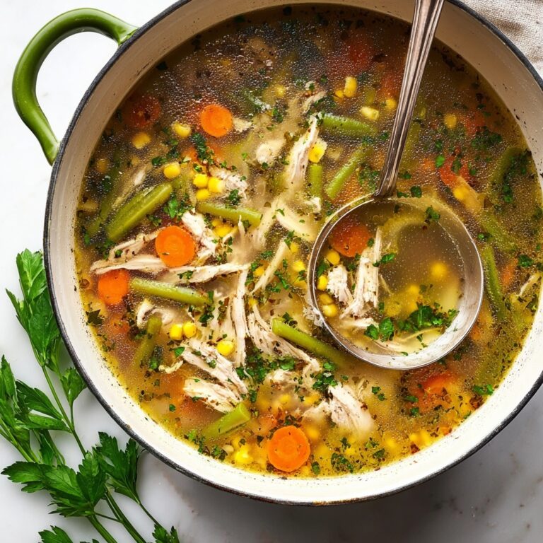 Hearty Chicken Vegetable Soup Recipe