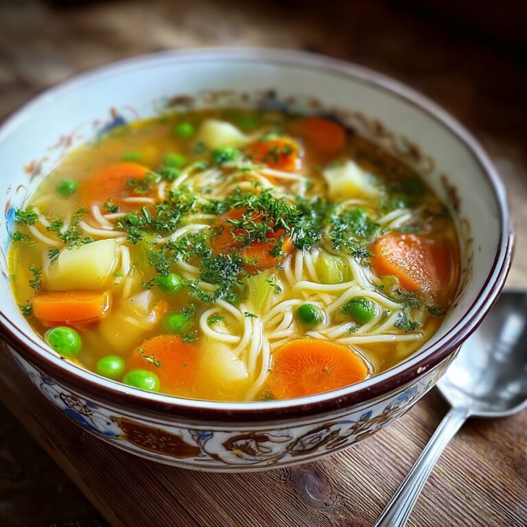 Vegetable Noodle Soup Recipe