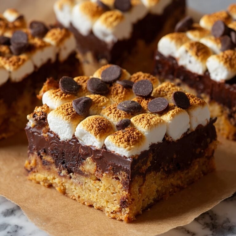 Smores Gingerbread Cookie Bars Recipe