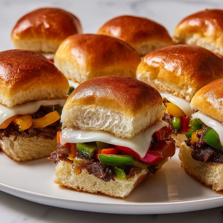 Philly Cheesesteak Sliders: A Flavor-Packed Treat! Recipe