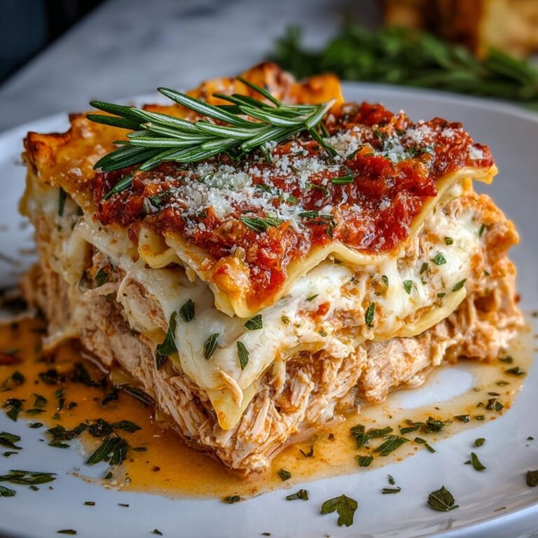 Rosemary Chicken Lasagna Layers: A Flavorful Delight! Recipe