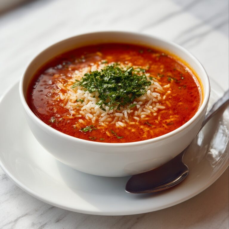 Tomato Rice Soup Recipe