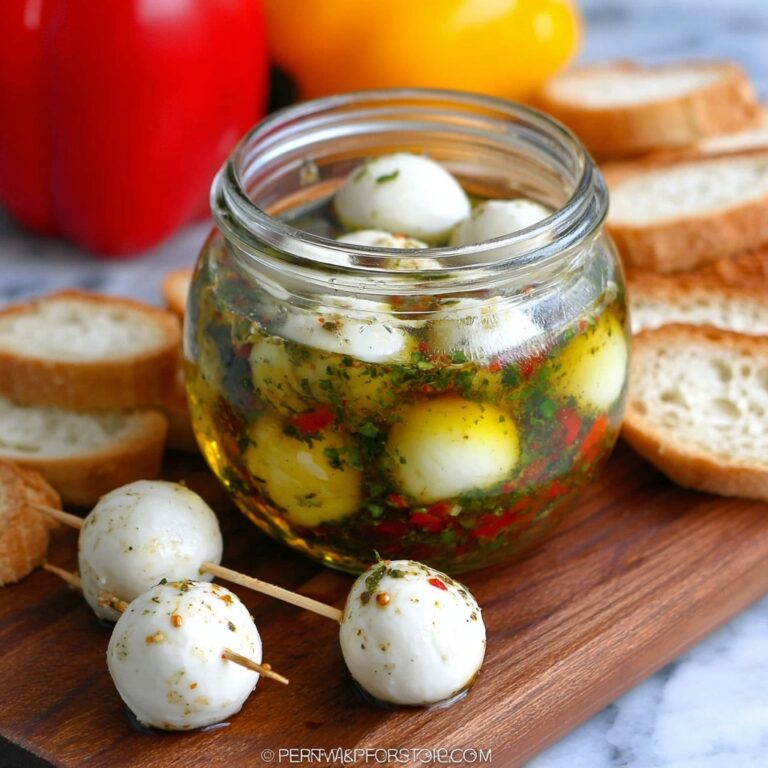 Marinated Mozzarella Balls Recipe