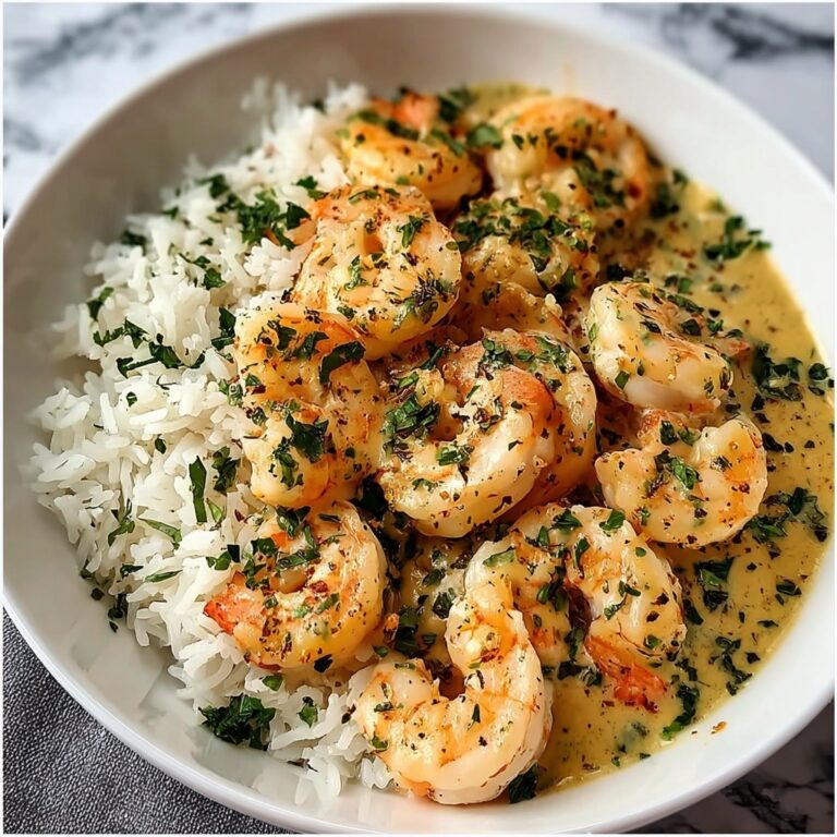 Garlic Butter Shrimp Rice Recipe