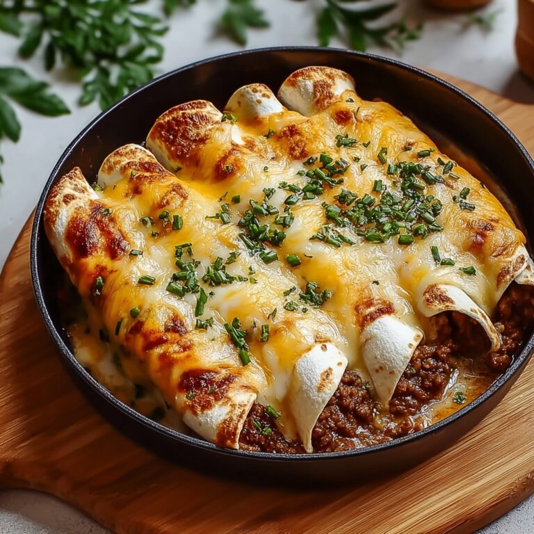 Garlic Butter Cheeseburger Rollups with Melted Cheese Recipe