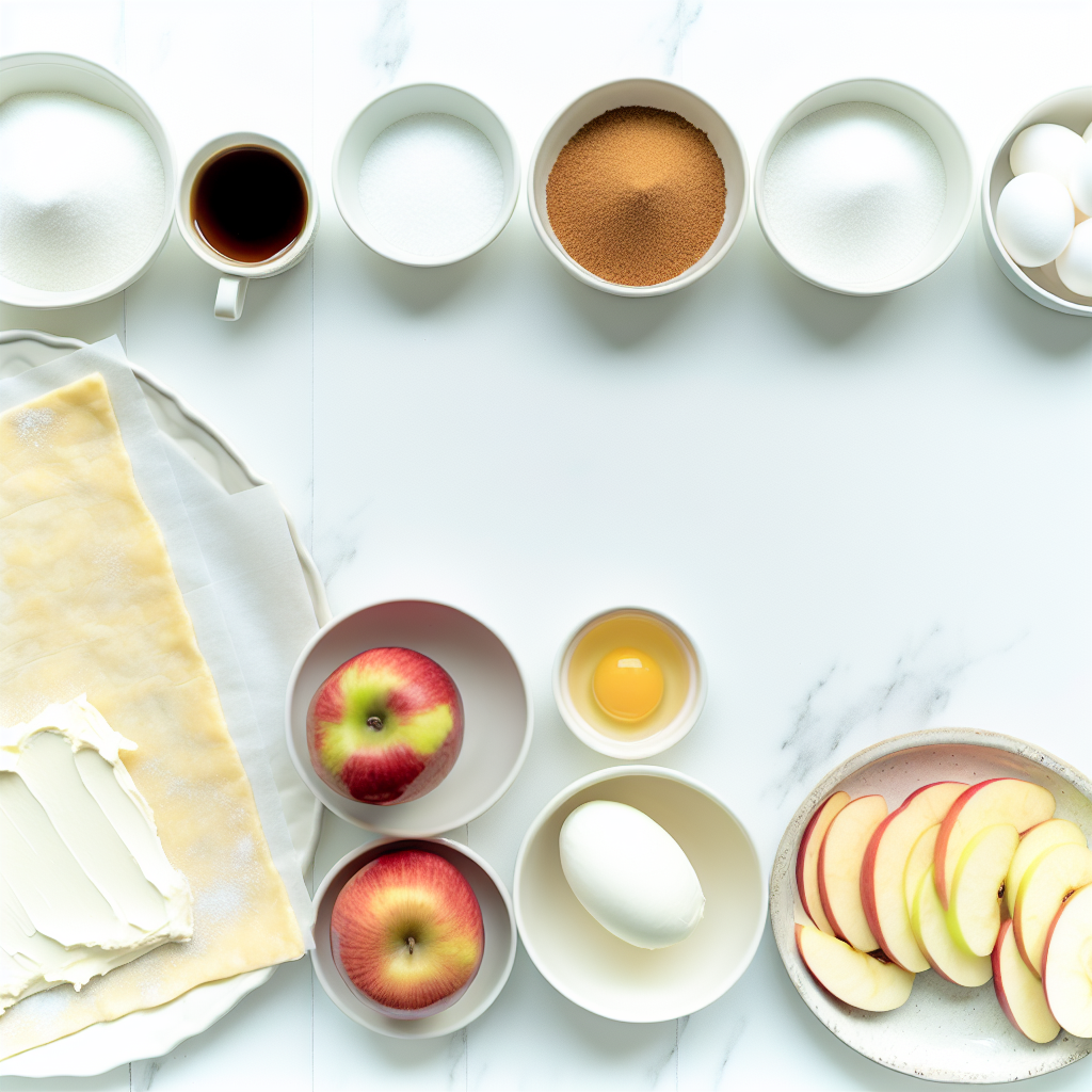 Espresso Apple Cream Cheese Danish Recipe - Recipe Image