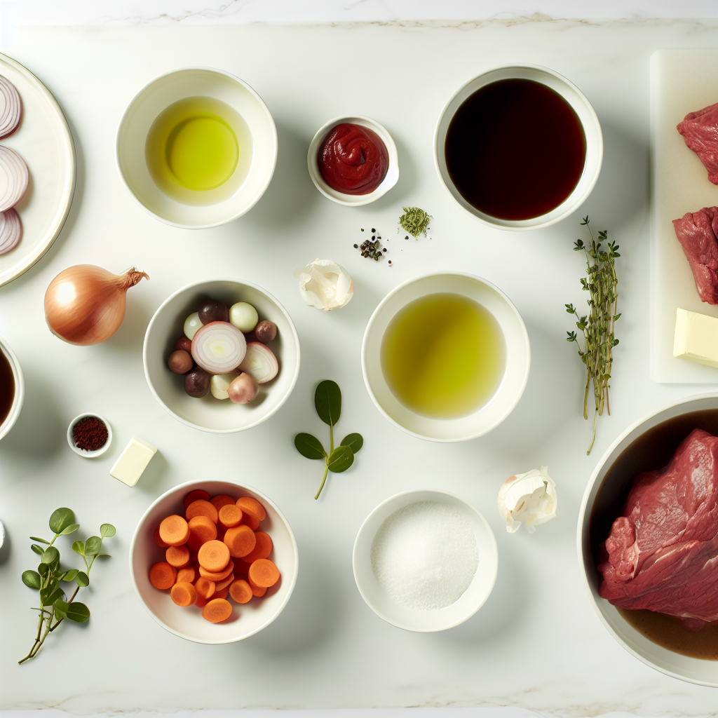 Delicious Classic Beef Bourguignon: A Hearty Comfort Dish Recipe - Recipe Image