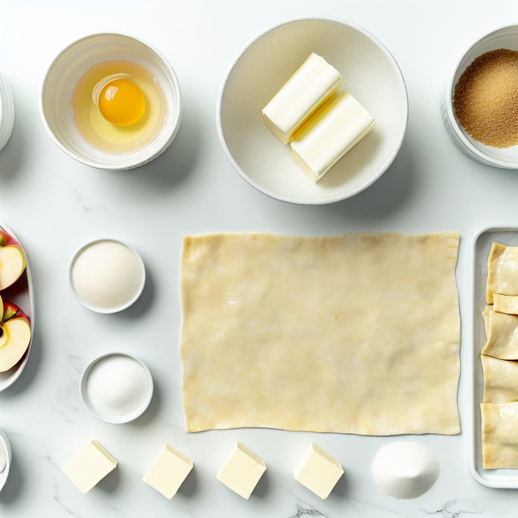 Apple Turnovers with Puff Pastry Recipe - Recipe Image