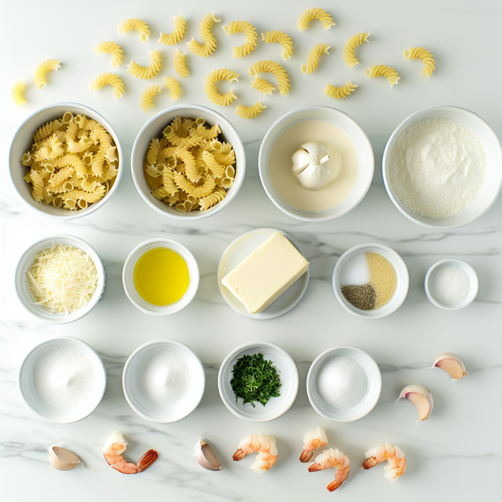 Creamy Garlic Seafood Pasta Recipe - Recipe Image