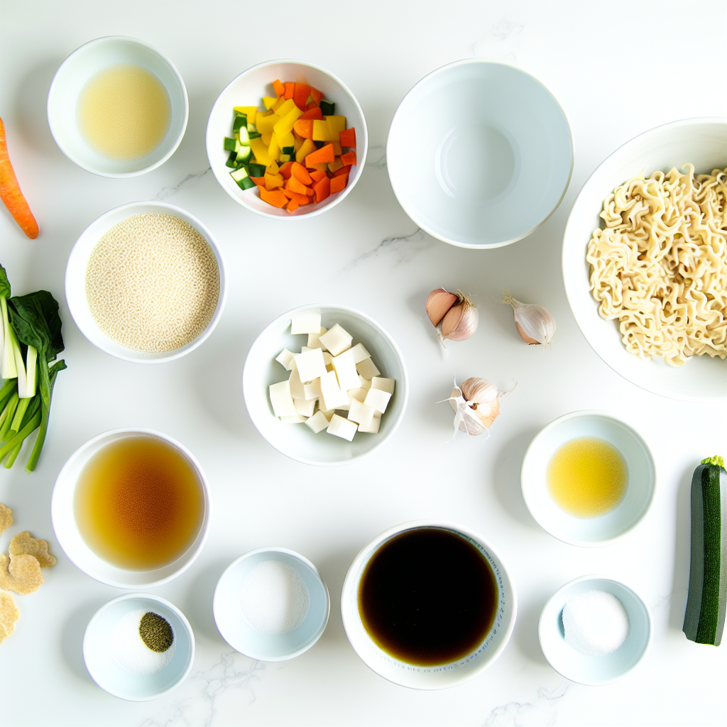 Vegetable Noodle Soup Recipe - Recipe Image