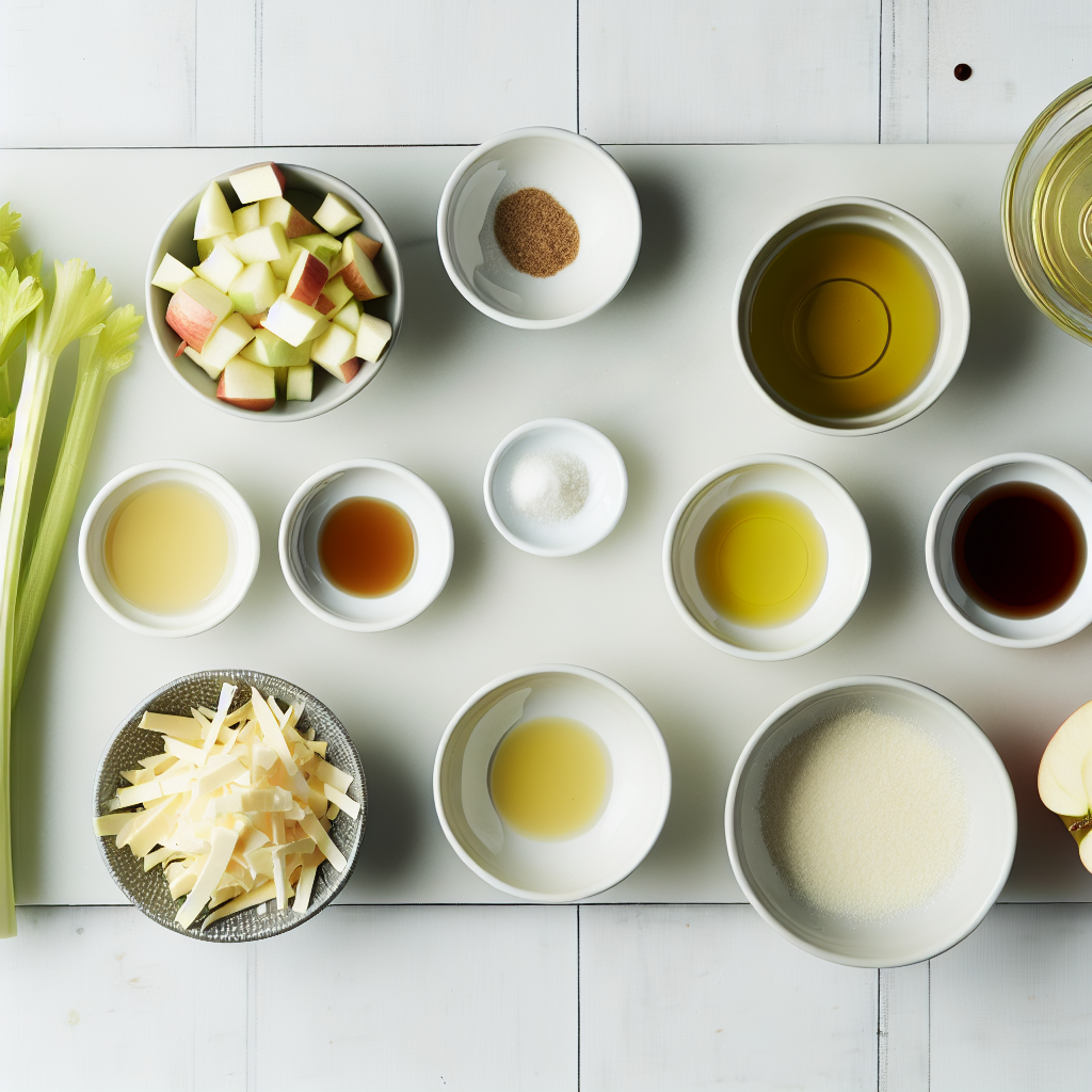 Simple Celery Apple Salad With Lemon Dressing Recipe - Recipe Image