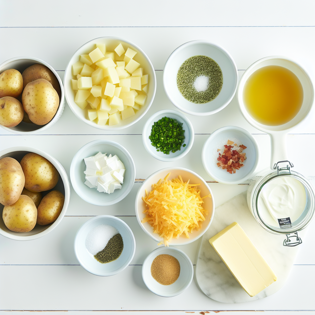 Slow Cooker Loaded Baked Potato Soup Recipe - Recipe Image