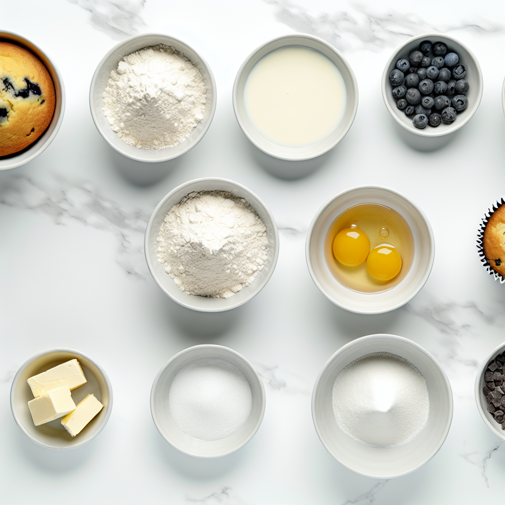 Bakery-Style Moist and Sweet Muffins Recipe - Recipe Image