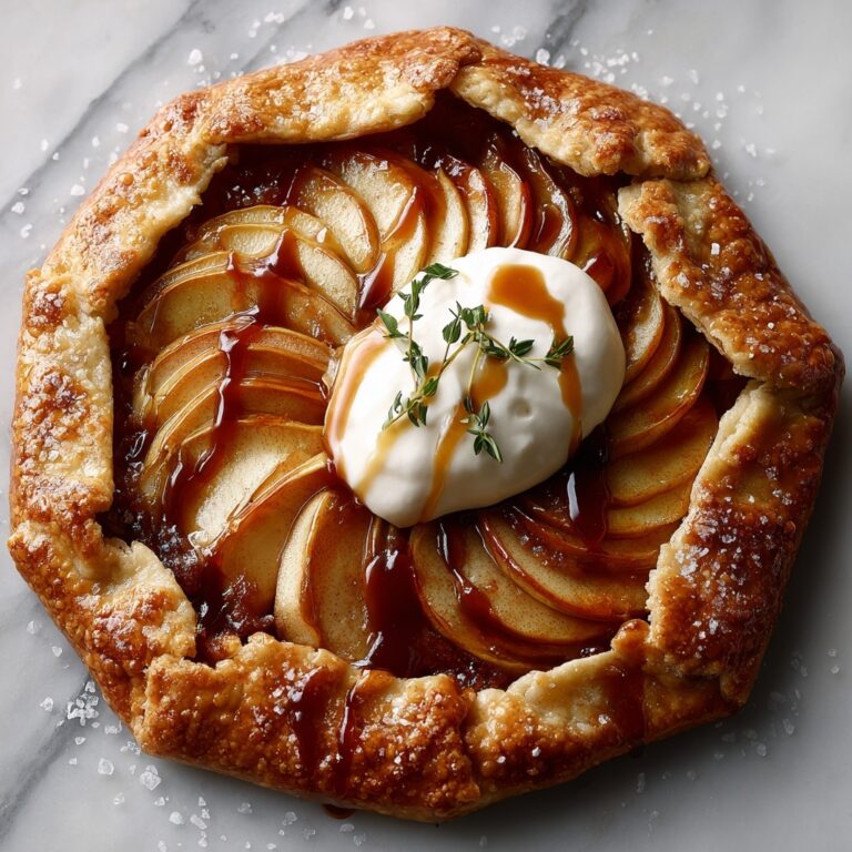 Salted Caramel Apple Galette Recipe