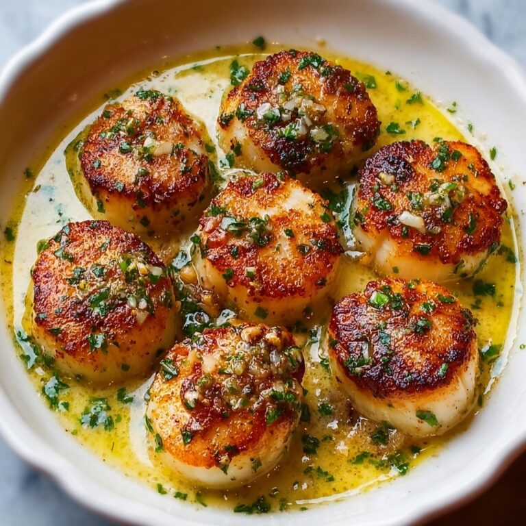 Garlic Lemon Butter Seared Scallops Recipe