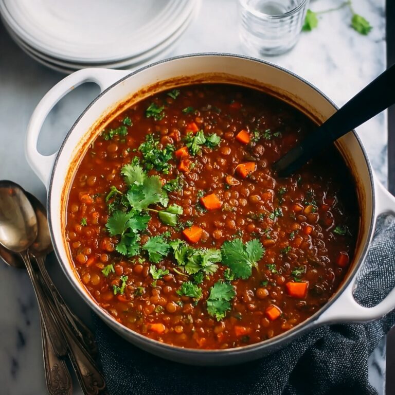 Moroccan Beef Lentil Soup Recipe