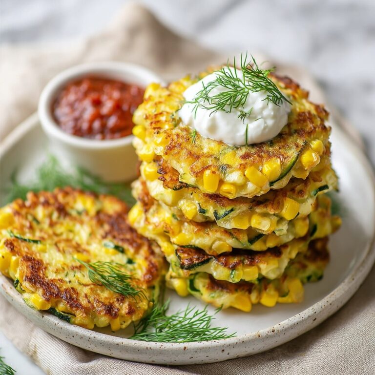 Air Fryer Zucchini Corn Fritters Recipe