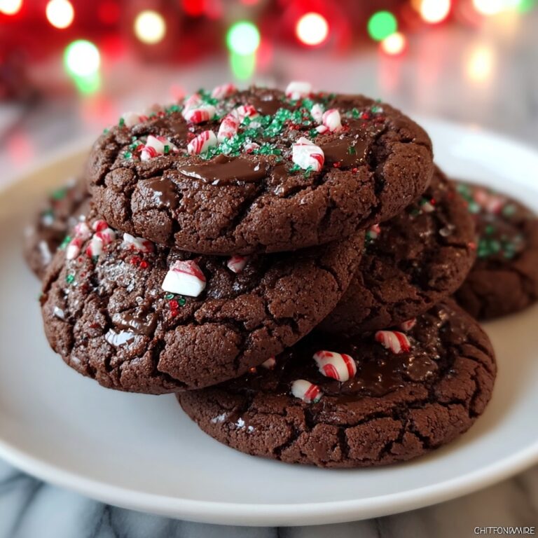 Chewy Chocolate Peppermint Cookies for Holiday Magic Recipe