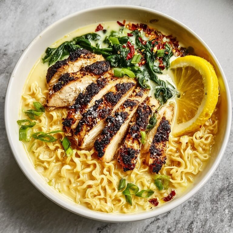 Creamy Garlic Chicken Ramen Recipe