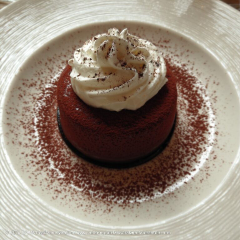 Persimmon Chocolate Cream Dessert Recipe