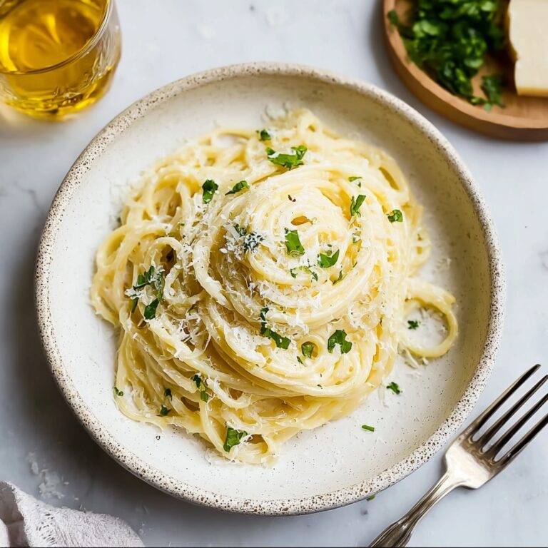 Creamy Garlic Parmesan Pasta Recipe