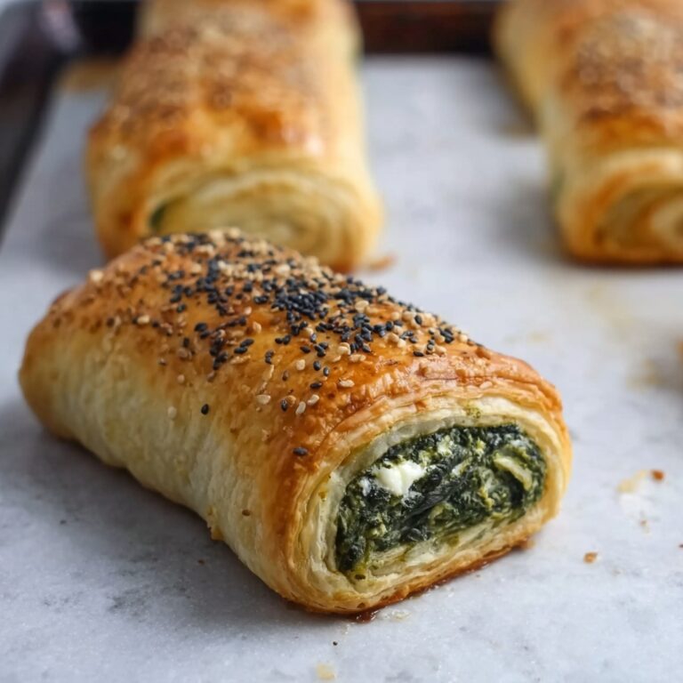 Delicious Spinach and Feta Puff Pastry Rolls for Every Occasion Recipe