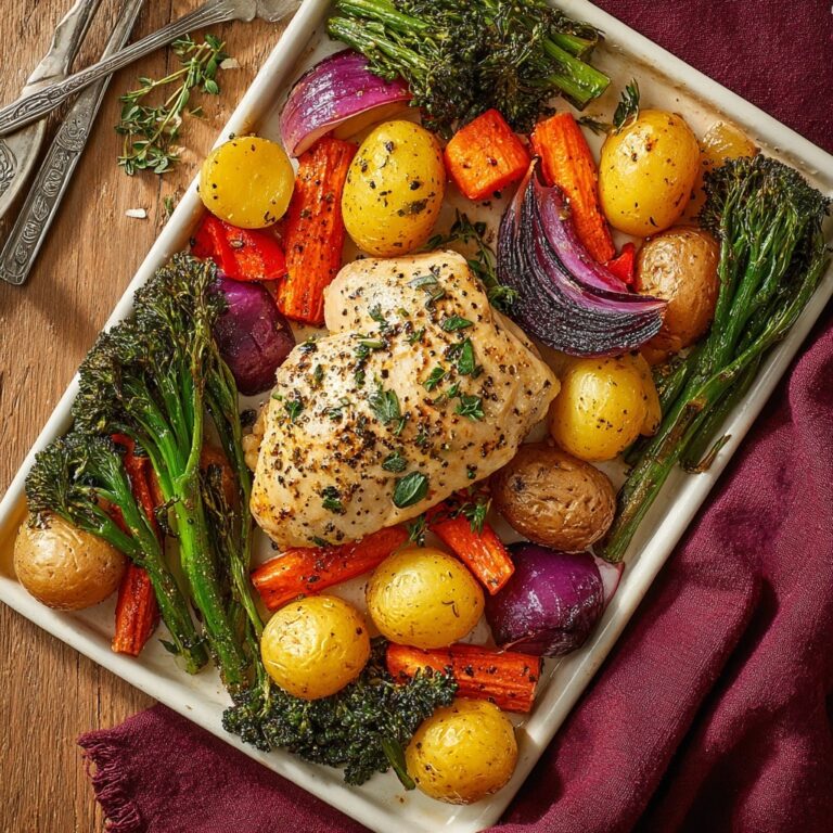 Sheet-Pan Chicken and Vegetables Recipe