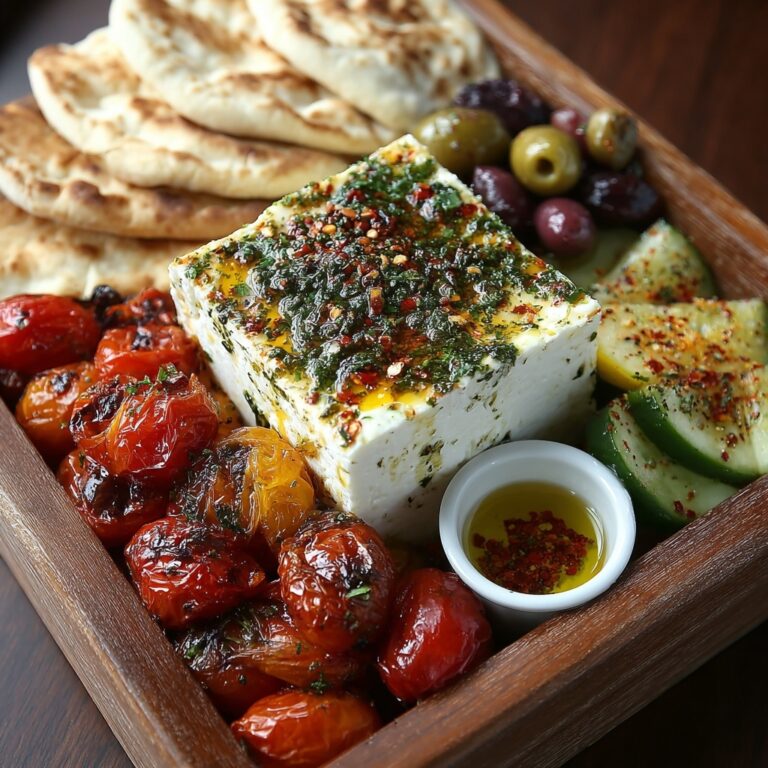 Greek Feta Mezze Platter with Chili Honey Drizzle: Ultimate 10-Minute Crowd-Pleaser Recipe