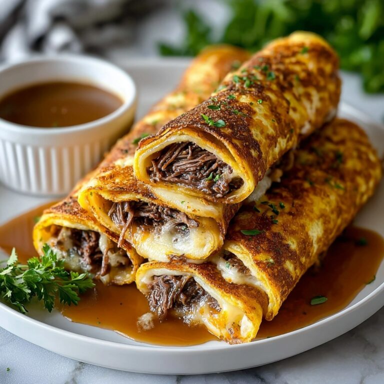 Savory French Dip Tortilla Rollups: Easy Beef Appetizer Recipe