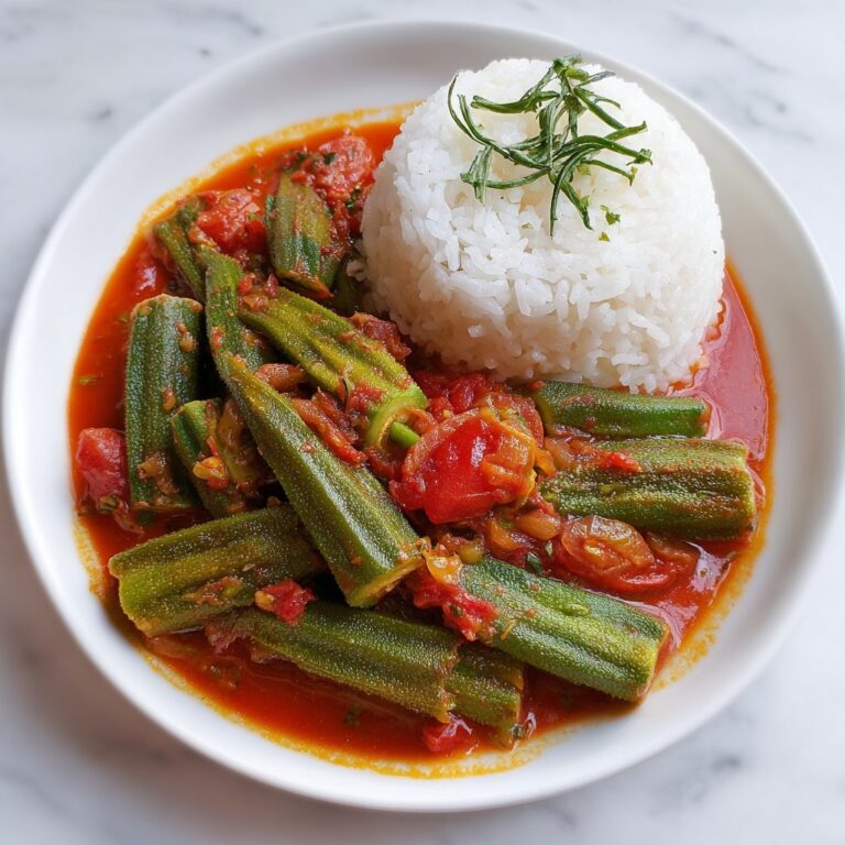 Bamya wa Roz (Okra and Rice Stew) Recipe