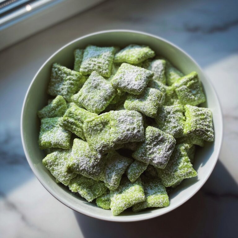 Healthy Matcha Green Tea Muddy Buddies Recipe