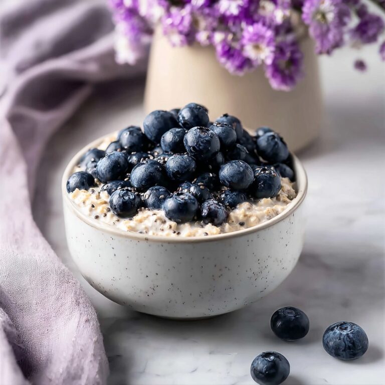 Dairy-Free Blueberry Protein Overnight Oats Recipe