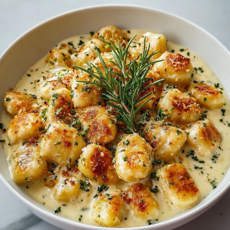 Indulgent Millionaire Gnocchi with Creamy Parmesan Sauce and Sun-Dried Tomatoes Recipe