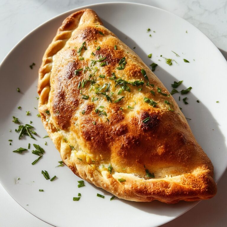 High Protein Chicken and Spinach Calzone Recipe