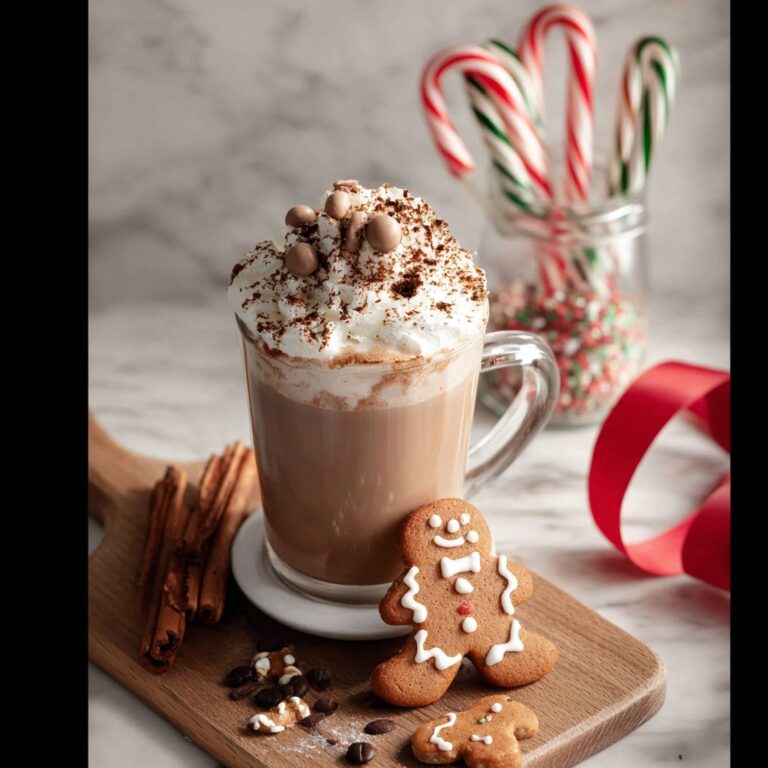 Gingerbread Latte with Spiced Maple Syrup Recipe