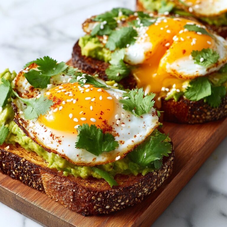 Sweet Potato Toast with Avocado & Egg Recipe