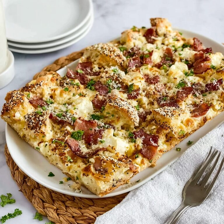 Everything Bagel Make Ahead Breakfast Casserole Recipe