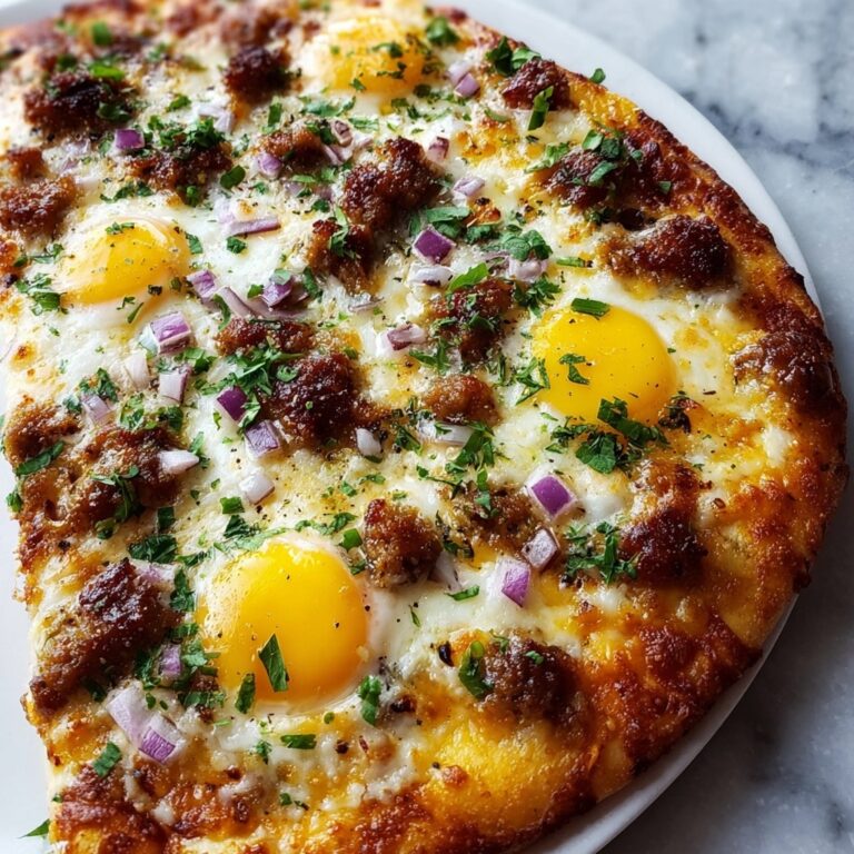 Cheese Crust Breakfast Pizza Recipe