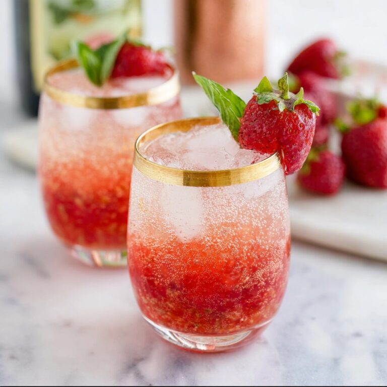 Strawberry Champagne Punch Recipe