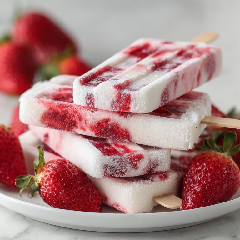 Strawberry Coconut Pops: Creamy, Fruity, and Naturally Dairy-Free Recipe