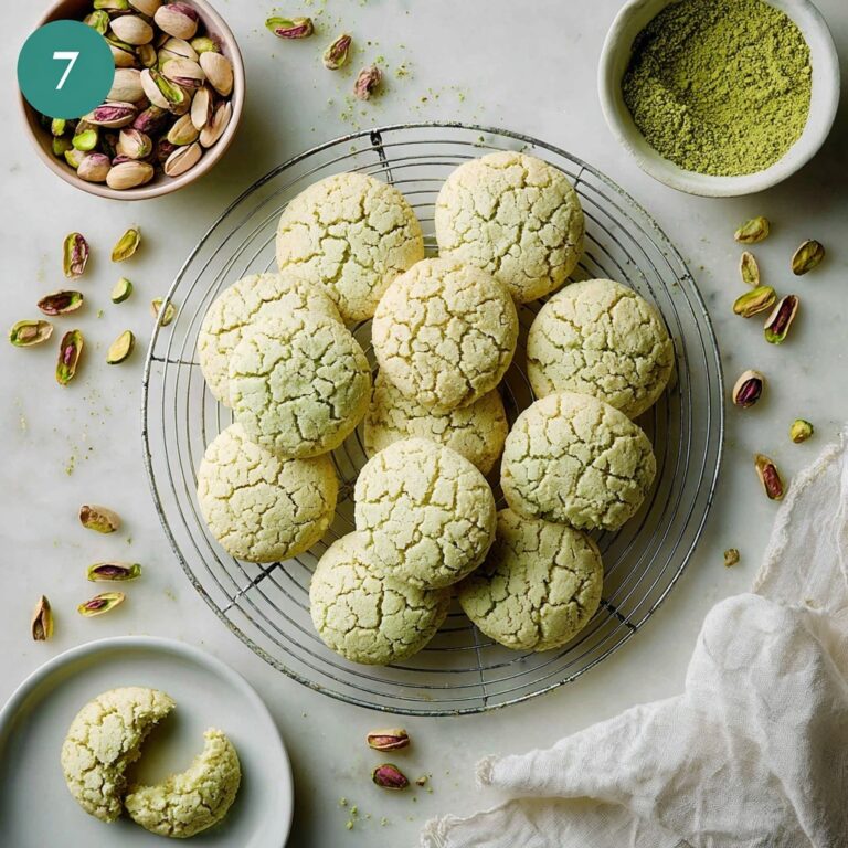 Grain-Free Pistachio Italian Wedding Cookies Recipe