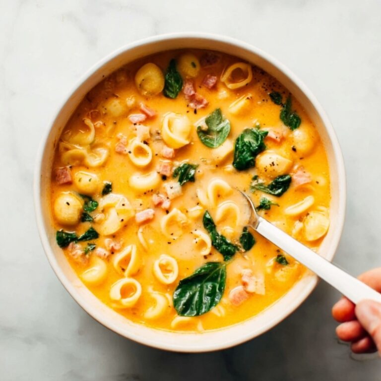 Creamy Tortellini Minestrone Soup Recipe