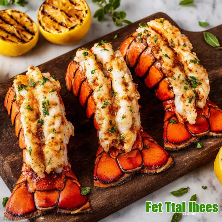 Garlic Butter Baked Lobster Tails Recipe