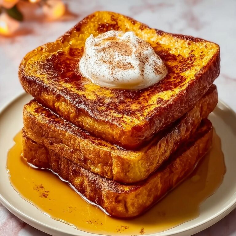 Fall Pumpkin French Toast with Caramelized Apples Recipe