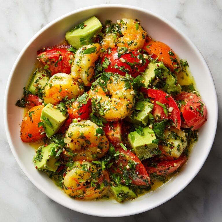 Zesty Lime Shrimp and Avocado Salad Recipe