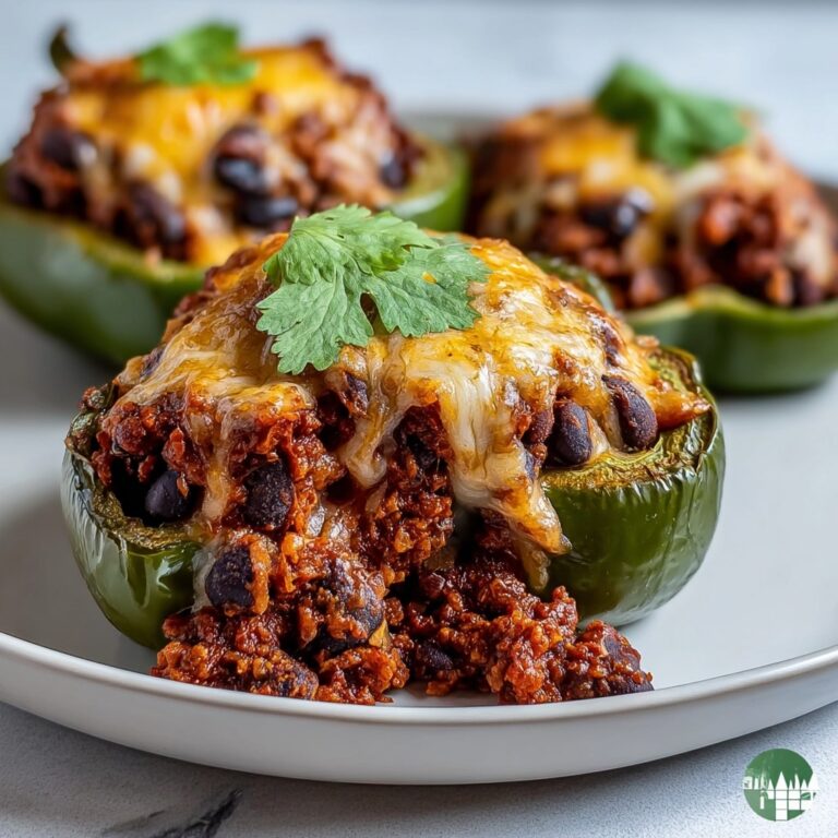 Baked Chili Mac Stuffed Peppers Recipe