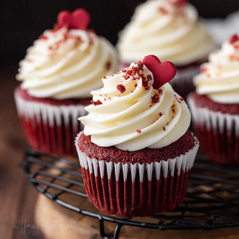 Red Velvet Cupcakes with Cream Cheese Frosting Recipe